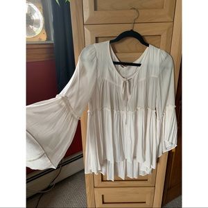 Free People Babydoll Blouse - Size Medium
